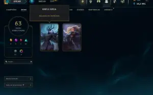Conta Rara com Rammus Rei, Kayle Juiza e Skins Vitoriosas