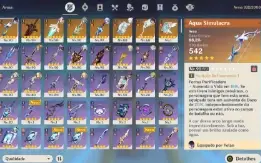 PROMOÇÃO Conta endgame Alhaitham Bis, Ayato Bis, Yelan Bis 