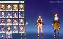 AR43 Xiao, Kazuha, Qiqi, Jean + Lança de Jade Primitiva