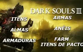 Dark Souls 3 - Almas + Armaduras + Anéis e BRINDE PS4/PS5