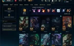 Esmeralda 4 com 35 Champs e 7 Skins