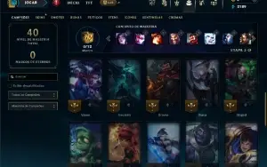 Esmeralda 4 com 35 Champs e 7 Skins