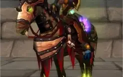 Cavalo De Guerra Fogoso - Wow Montarias