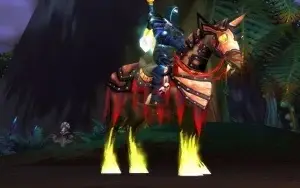 Cavalo De Guerra Fogoso - Wow Montarias