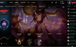 Conta LOL nivel 163 100 skins Ouro 4 Gastos 1500 reais