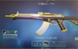 conta de valorant com 3 primeiros passes e varias skins