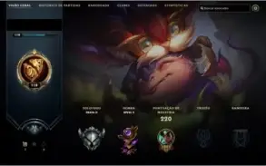 Nível 118 / 66 Campeões / 23 Skins / Muito Mais!