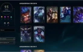 Nível 118 / 66 Campeões / 23 Skins / Muito Mais!