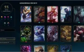 Nível 118 / 66 Campeões / 23 Skins / Muito Mais!