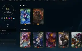 Conta LoL Full Acesso - 128 Champs e 85 Skins - Kayle Juíza