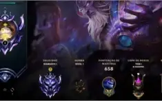 Conta D1 ( 300 skins, ryze triiunfante, EMOTE GM ) mmr ótimo