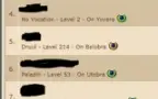 Char TOP ED 526 em Utobra, e outros lvl baixo skill alto