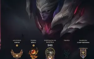 Conta Full LoL - 168 CH | 122 SKINS | HONRA 5 | 443K TK