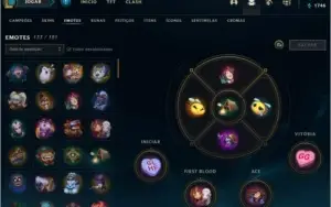 Conta lol platina 3 376 skins