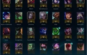 Conta Platina S8  League of Legends, com skin Ultimate