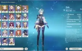 Eula + Albedo + Qiqi + Keqing + 2  5* weapons