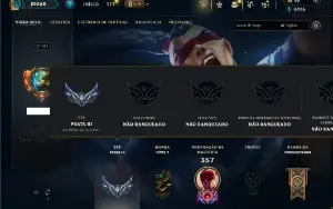 Unranked com 90 Champs e 59 Skins