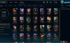 Conta lol Ouro 3 na s8
