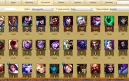 Conta de LOL 101 Campeões / 58 skins / 11 pages rune.