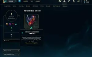 Conta prata 2 com 74 Champs e 56 Skins