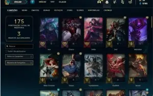 Conta prata 2 com 74 Champs e 56 Skins