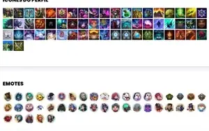 Conta prata 2 com 74 Champs e 56 Skins