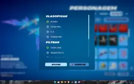 Conta Fortnite com 203 Skins