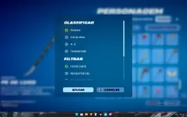 Conta Fortnite com 203 Skins