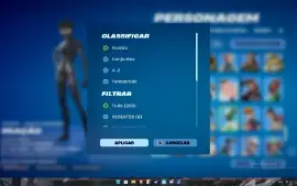Conta Fortnite com 203 Skins