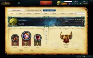 CONTA LOL OURO IV, BORDA PLATINA (S3 E S4)
