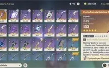 kazuha + ayaka com arma dela + diluc AR41