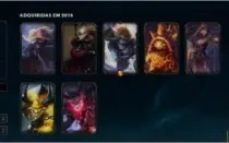 Conta Lol, 110 skins, Nv 201, Ex-Gold 2