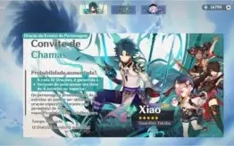 AR 54 - Diluc C1, Qiqi, Childe, 18k de Gemas e muito mais!