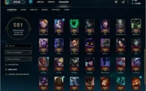 Conta LoL Platina 3 Com todos os Campeões