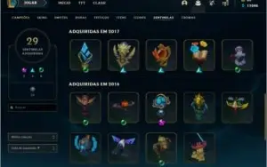 Conta de lol com + de 430 skins