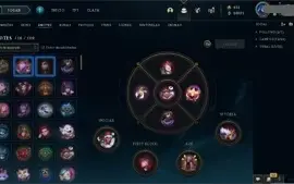 Conta d3, 187 skins todos os champs