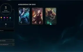 CONTA LOL GOLD 4 76% DE WIN RATE COM DJ SONA + SKINS