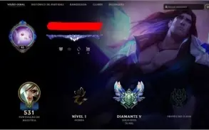 Conta League of Legends D5