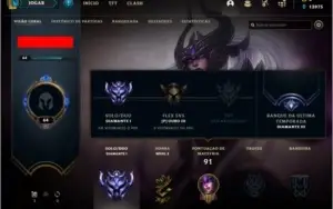 Conta League of Legends Diamond 1