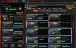 Conta crossfire AL + vips + Mns + kit Razer