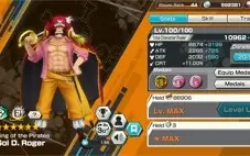 Conta One Piece Bounty Rush Rei Dos Piratas Roger lv100 Max