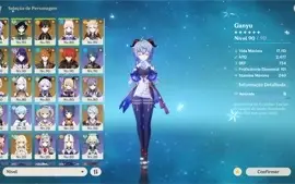 Conta Genshin - Nível 58 Mundo 8 MÁXIMO