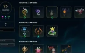 CONTA LOL GOLD II 83 SKINS 81 CAMPEÕES