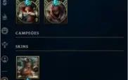 CONTA LOL GOLD II 83 SKINS 81 CAMPEÕES