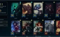 CONTA LOL GOLD II 83 SKINS 81 CAMPEÕES