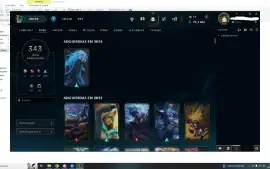 Conta De Lol Com 343 Skins-League Of Legends