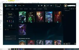 Conta De Lol Com 343 Skins-League Of Legends