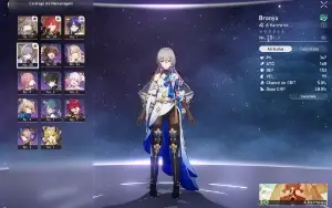 Conta Honkai Star Rail BRONYA|HIMEKO|DR.RATIO|QUALQUER 5*