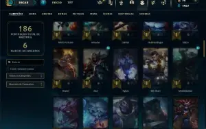 Prata 2 com 75 Champs e 47 Skins + 4 Espolios
