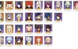 Xiao, Raiden Shogun c1, Klee + pity 74 promocional + 8 5*